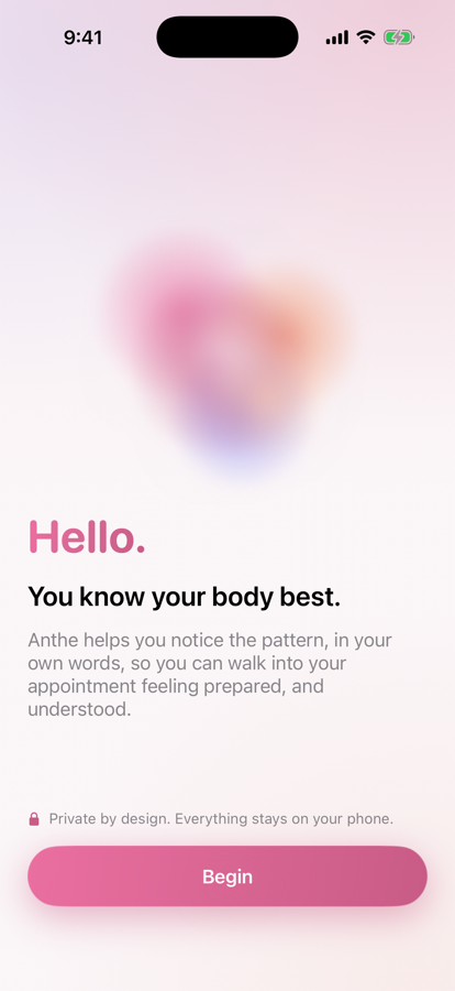 Anthe welcome — you know your body best